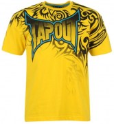 COD. TS-10_T-shirt TAPOUT Tribal gialla