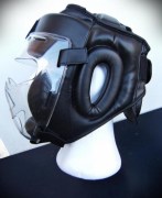 COD. CS-04_Casco Free Fight ECOPELLE con schermo